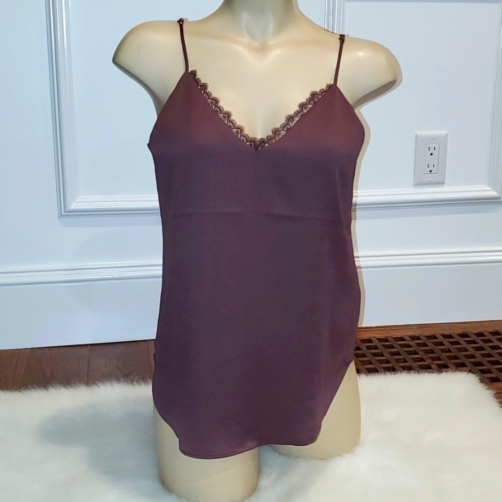 Express lace trim xs lined cami